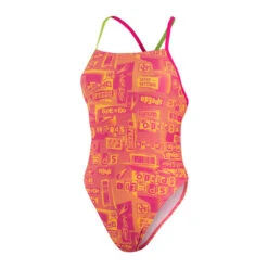 1-delig Zwempak Voor Dames Speedo End+ Ransom Logo Allov Tieb