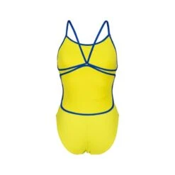 Arena Solid Lace Back Swimsuit - Soft Green/Neon Blue -Regatta Verkoopwinkel arena solid lace back swimsuit soft greenneon blue 2