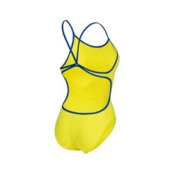 Arena Solid Lace Back Swimsuit - Soft Green/Neon Blue -Regatta Verkoopwinkel arena solid lace back swimsuit soft greenneon blue 3