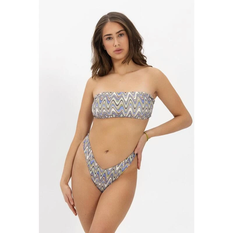 Bikini String Bottom Powerful Wavy - Paars - Bikini Broek Dames - Bikini Dames 2 Bikini String Bottom Powerful Wavy - Paars - Bikini Broek Dames - Bikini Dames - Afbeelding 2