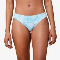 Roxy Bikinibroekje Voor Dames Hoog Uitgesneden Blauw