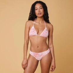 Roxy Bikinibroekje Voor Dames Hoog Uitgesneden Koraal -Regatta Verkoopwinkel bikinibroekje voor dames hoog uitgesneden koraal 4
