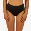 Bikinibroekje Voor Surfen Dames Romi Zwart Hoge Taille