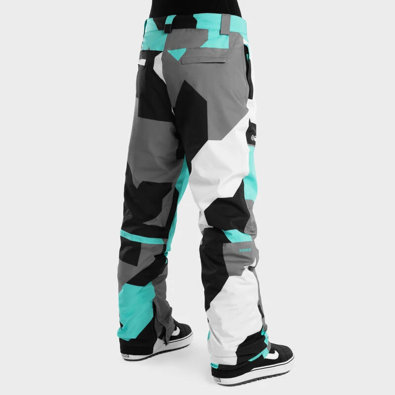 Broek Wintersport SIROKO Sleet-W Turquoise Dames 2 Broek Wintersport SIROKO Sleet-W Turquoise Dames - Afbeelding 2