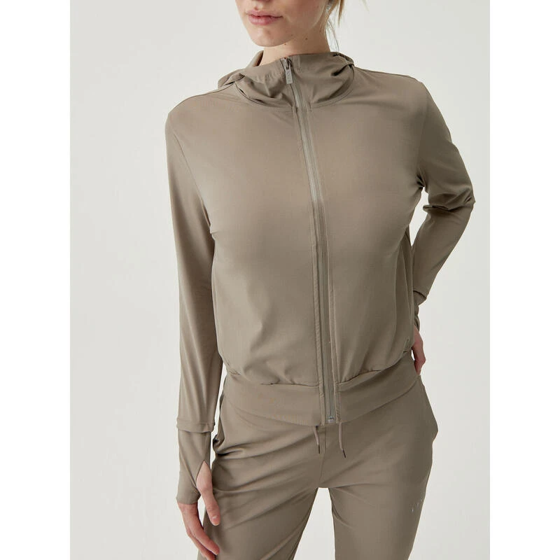 Born Living Yoga Dames Sportjack Met Ritssluiting En Capuchon 1 Born Living Yoga Dames Sportjack Met Ritssluiting En Capuchon