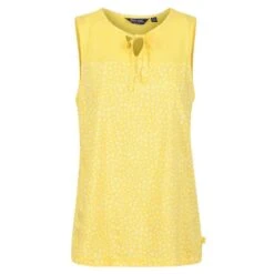 Regatta Dames/dames Janessa Ditsy Print Top (Maïs Geel)
