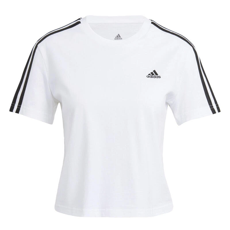 ADIDAS Essentials Loose 3-Stripes Cropped T-shirt 1 ADIDAS Essentials Loose 3-Stripes Cropped T-shirt