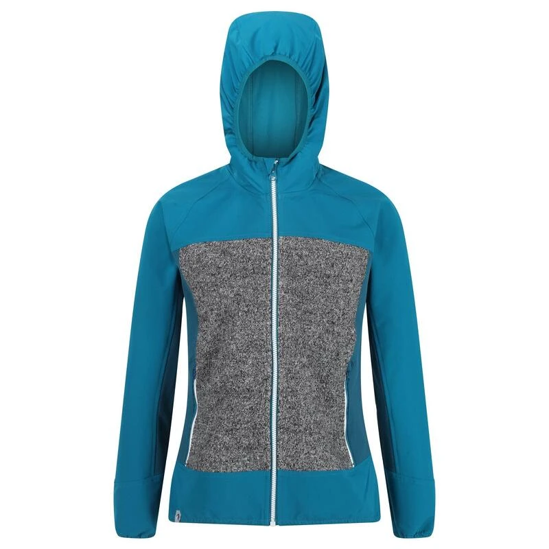 Regatta Garn Dames Hiking Jas - Donkerblauw / Grijs / Geel 3 Regatta Garn Dames Hiking Jas - Donkerblauw / Grijs / Geel - Afbeelding 3