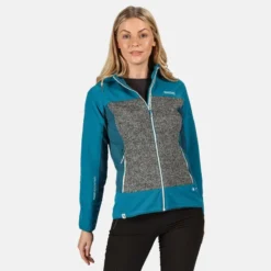 Regatta Garn Dames Hiking Jas - Donkerblauw / Grijs / Geel 9 Regatta Garn Dames Hiking Jas - Donkerblauw / Grijs / Geel -Regatta Verkoopwinkel garn dames hiking jas donkerblauw grijs geel 4