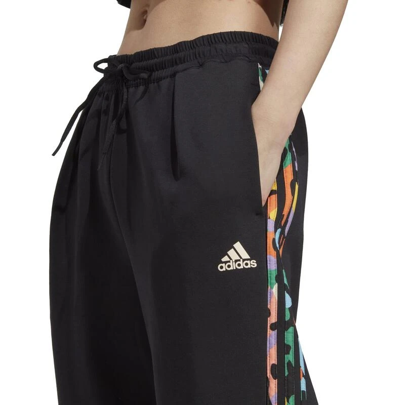 ADIDAS Joggingbroek Voor Fitness Dames Bloemenprint Zwart 4 ADIDAS Joggingbroek Voor Fitness Dames Bloemenprint Zwart - Afbeelding 4