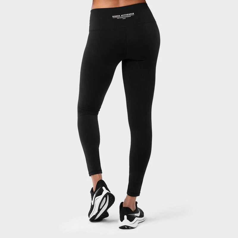 Legging Met Middelhoge Taille Fitness SIROKO Five Stars Zwart Dames 2 Legging Met Middelhoge Taille Fitness SIROKO Five Stars Zwart Dames - Afbeelding 2