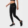 Legging Met Middelhoge Taille Fitness SIROKO Five Stars Zwart Dames
