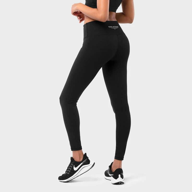 Legging Met Middelhoge Taille Fitness SIROKO Five Stars Zwart Dames 3 Legging Met Middelhoge Taille Fitness SIROKO Five Stars Zwart Dames - Afbeelding 3