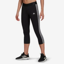 ADIDAS LEGGING VOOR FITNESS EN SOFT TRAINING DAMES ZWART