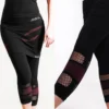 Legging Yoga Rok - Naadloos, 70% Organisch Katoen - Lotus Zwart