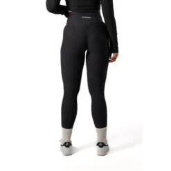 Naadloze Ribbed V2 Seamless Scrunch Legging Voor Fitness - Zwart