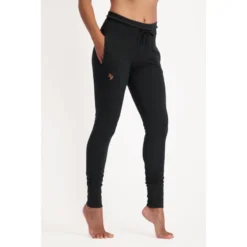 Nirvana Loose Fit Yoga Jogger Van Biologisch Katoen - Urban Black