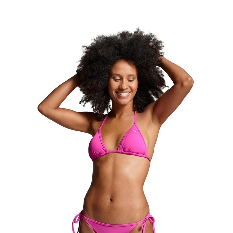 Puma Bikinitopje Triangel Neon Pink 1 Puma Bikinitopje Triangel Neon Pink
