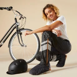 BTWIN Regenbroek Met Geïntegreerde Schoencovers Voor Op De Fiets 540 Dames Zwart -Regatta Verkoopwinkel regenbroek met geintegreerde schoencovers voor op de fiets 540 dames zwart 10