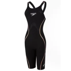 SPEEDO FASTSKIN LZR PURE INTENT OPENBACK KNEESKIN - BLACK / ROSE GOLD
