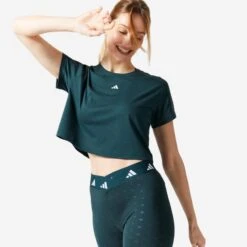 ADIDAS T-shirt Voor Cardiofitness Dames Groen
