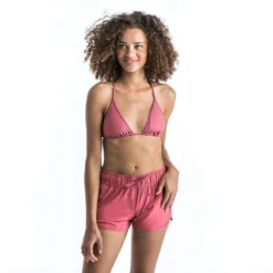 TRIANGELBIKINITOP VOOR DAMES MAE MET SCHUIFCUPS GERIBD