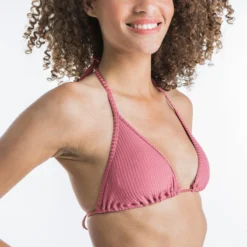 TRIANGELBIKINITOP VOOR DAMES MAE MET SCHUIFCUPS GERIBD 23 TRIANGELBIKINITOP VOOR DAMES MAE MET SCHUIFCUPS GERIBD -Regatta Verkoopwinkel triangelbikinitop voor dames mae met schuifcups geribd roze 3