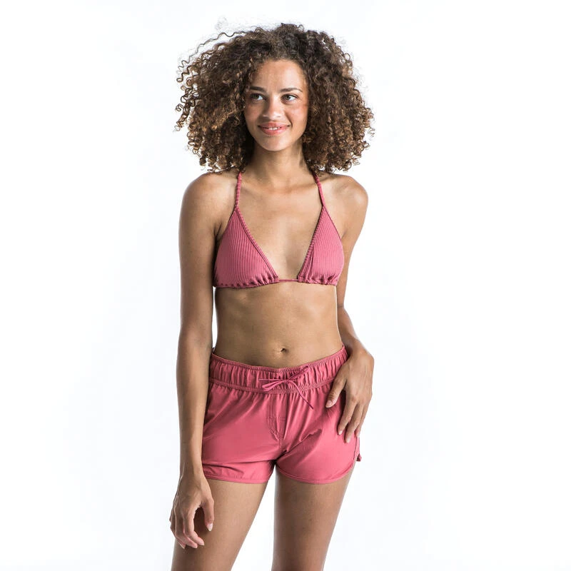 TRIANGELBIKINITOP VOOR DAMES MAE MET SCHUIFCUPS GERIBD 1 TRIANGELBIKINITOP VOOR DAMES MAE MET SCHUIFCUPS GERIBD