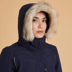 Warme En Waterdichte Damesjas Voor Ruitersport 580 Petrolgroen -Regatta Verkoopwinkel warme en waterdichte jas voor paardrijden dames 580 marineblauw 10