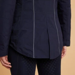 Warme En Waterdichte Damesjas Voor Ruitersport 580 Petrolgroen -Regatta Verkoopwinkel warme en waterdichte jas voor paardrijden dames 580 marineblauw 9