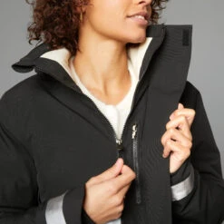 BTWIN Warme Fiets Regenjas Dames Stad 540 Zichtbaarheid 's Nachts -Regatta Verkoopwinkel warme fiets regenjas dames stad 540 zwart zichtbaarheid s nachts 12